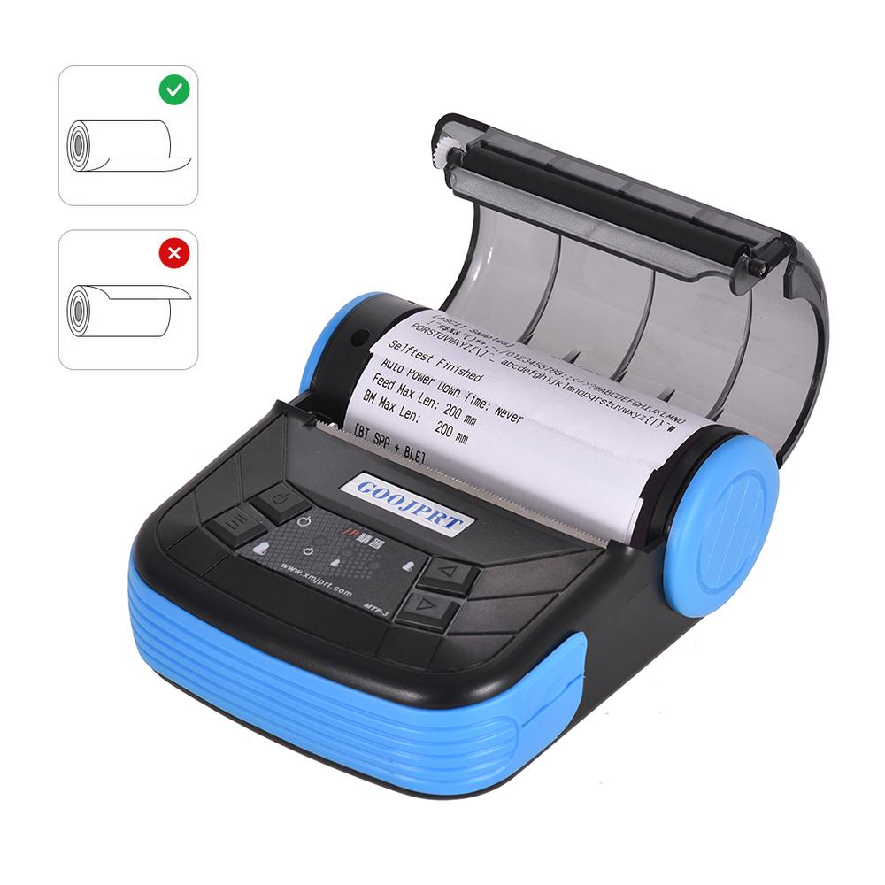 GOOJPRT MTP3 80mm BT Thermal Printer Portable Lightweight for Supermarket Ticket Receipt Printing