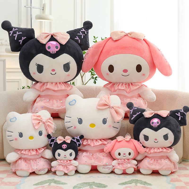 Hello Kitty Wedding Series Large Plush Toy With Pp Cotton For Home Decor