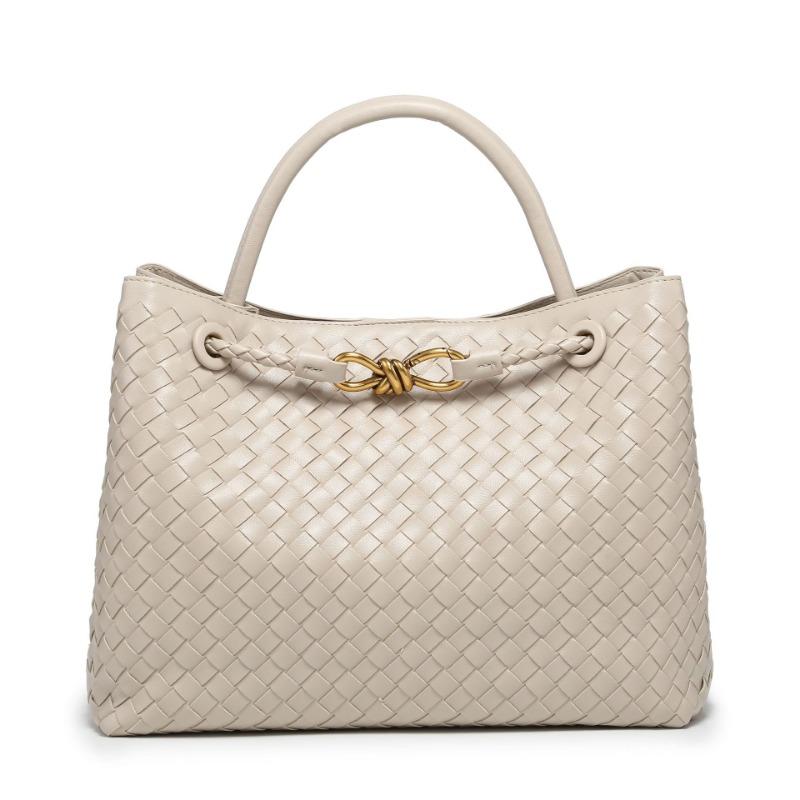 Плетеная сумка ручной работы Сумка на плечо с металлической пряжкой-бабочкой Сумка большой вместимости Кроссбоди