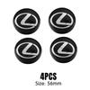 Для Lexus ES RX NX LS UX LM LX GX LC RZ IS CT GS RC HS SC TX LBX IS300 RX3 Автоаксессуары 4 шт. 56/60 мм Центральные колпачки ступицы колеса