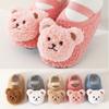 Winter Warm Toddler Shoes Cute Cartoon Bear Baby Boat Sock New Baby Slippers