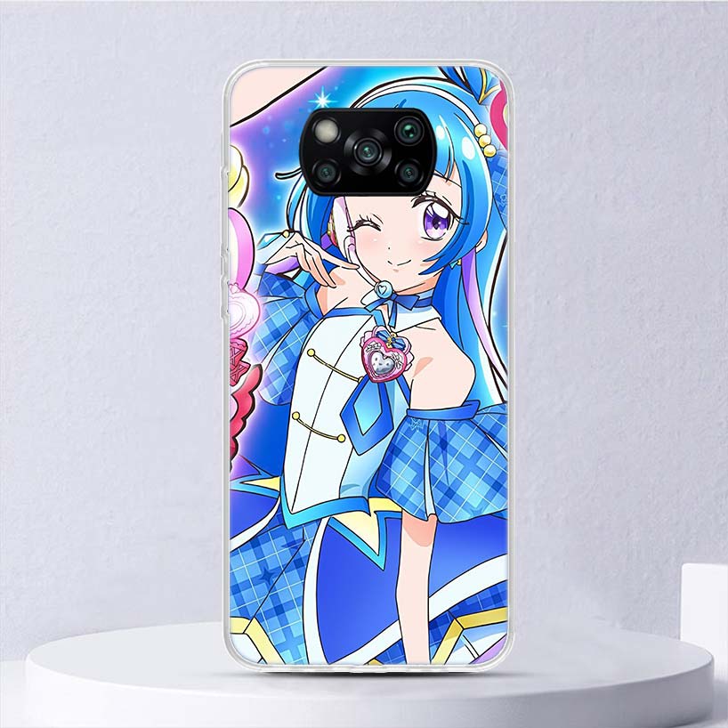Мягкий чехол Pretty Cure для Xiaomi Poco X7 X6 X5 X4 X3 Nfc F7 Ultra F6 F5 Pro Чехол для телефона F4 Gt F3 M5S M4 M3 M5 M6 Coque