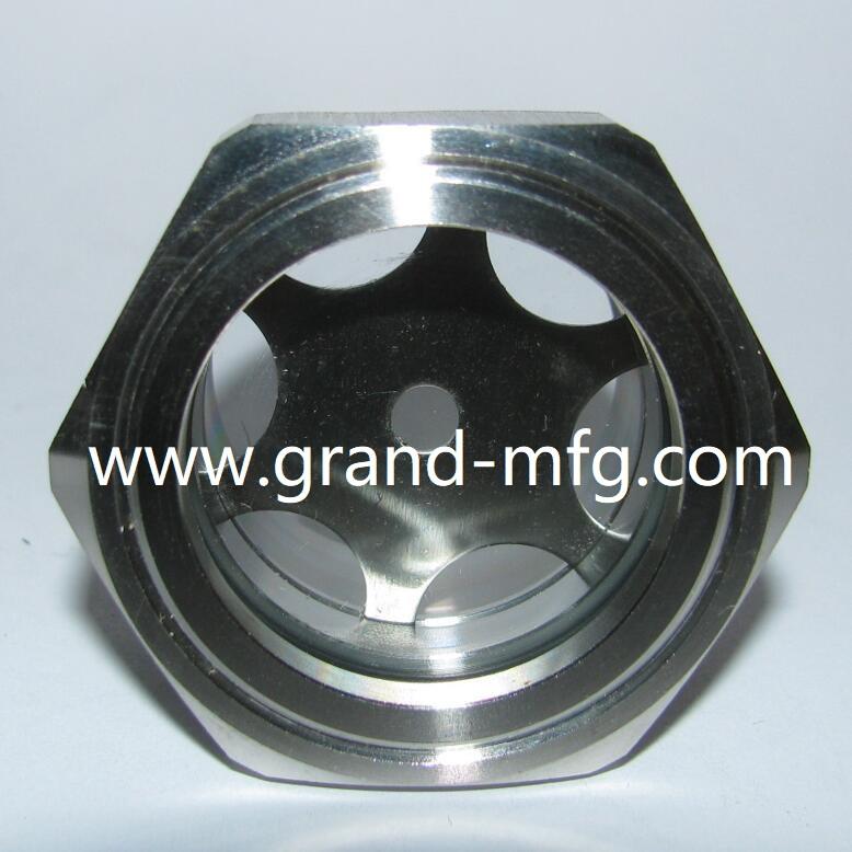 Смотровое стекло для масла из нержавеющей стали 304, 1-1/4"-11.5 NPT, смотровые окна, индикатор уровня для редуктора воздушного компрессора, вакуумного насоса