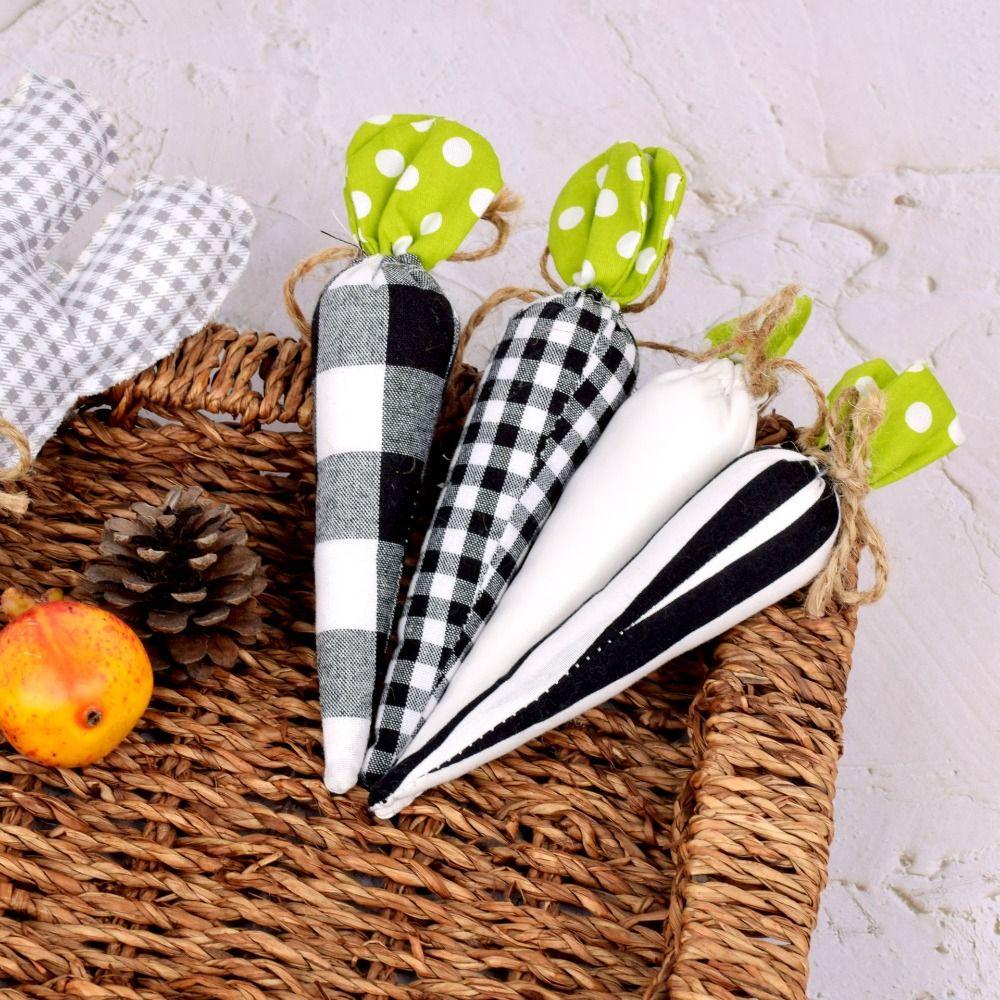 Soft Fabric Artificial Carrot Toy High Quality Fabric Carrot Decorations Photo Props