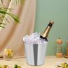 Ice Bucket Beer Drinks Tub Bottle Cooling Container Stainless Steel Champagne for