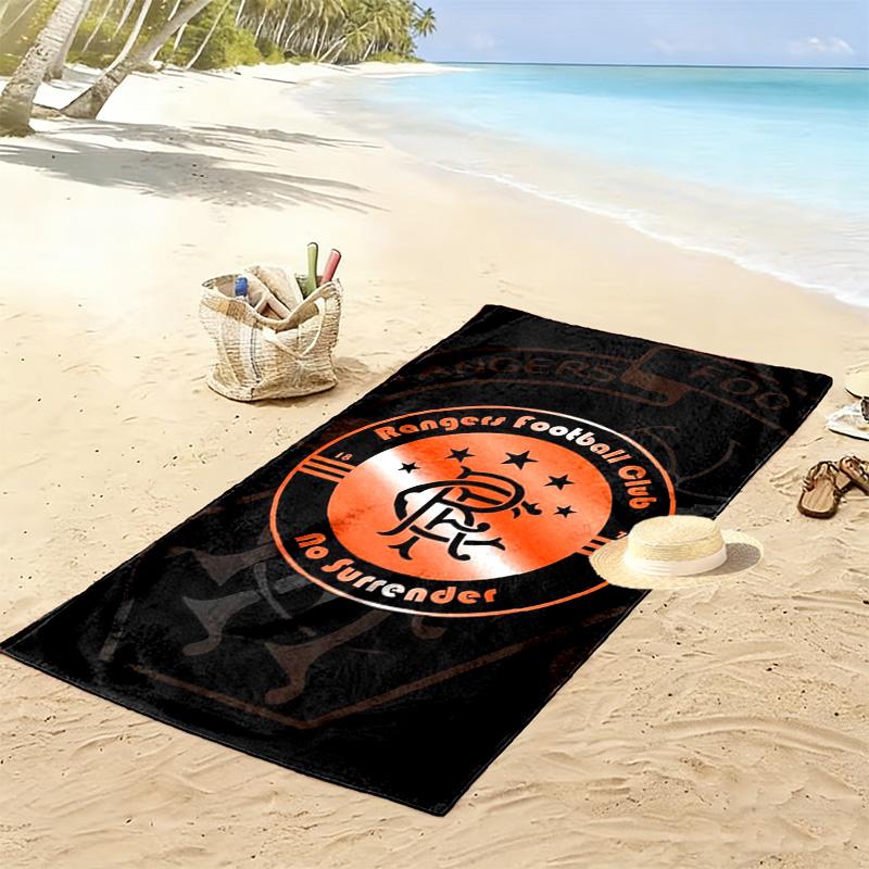 Rangers F.C Print Beach Towel, Large Soft Quick Dry Towel for Beach Camping Swimming