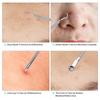 Blackhead Remover Pimple Popper Tool Kit for Pimple Blemish Comedone Acne Zit Whitehead Face Chin