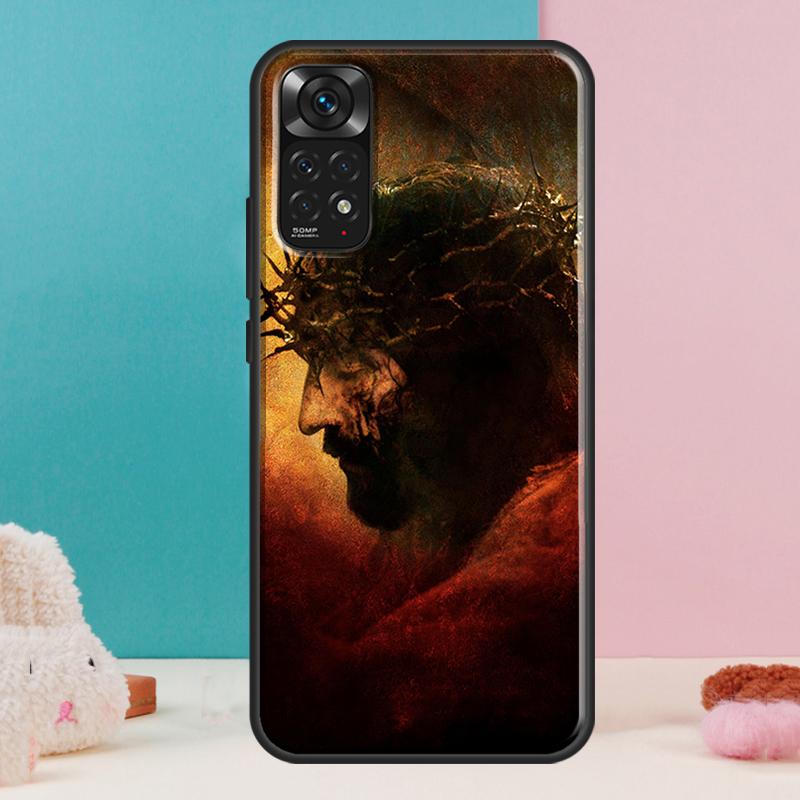 Христианский чехол с Иисусом для Xiaomi Redmi Note 14 13 Pro 12 11 9 10 9S 10S 11S 12S Redmi 14C 13C 10C 12C