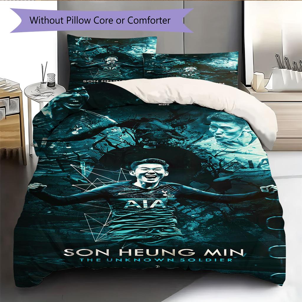 Son Field Blaze Bedding Quilt Set Quilt Cover Pillowcase Home Decoration Birthday Gift (1 * duvet cover + 2 * pillowcase, without core)