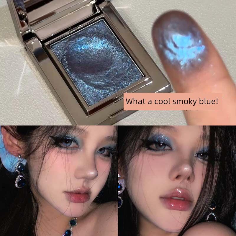 Pearlescent and Luxurious Pink Gold Crushed Diamond Crystal Powder Eyeshadow, Radiant Peach Golden Color, Enhances Complexion, 2026 New Model