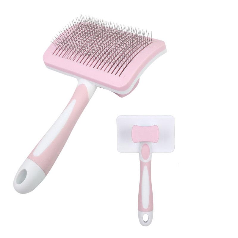 Pet Hair Shedding Comb Dog Cat Brush Grooming Long Hair Indoor Cats Brush Hair Remover Cleaning Beauty Slicker Pet Supplies
