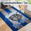 Custom Text Printed Rug Canterbury-Bankstown Bulldogs Non Slip Floor Carpet For Home Room Decor