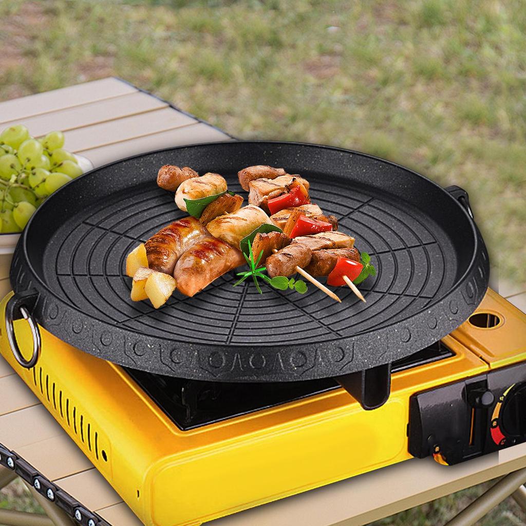 Korean BBQ Grill Pan for Outdoor Cooking