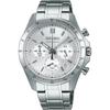 Мужские кварцевые часы-хронограф Seiko Selection SBTR009 Серебристый циферблат Календарь даты Нержавеющая сталь