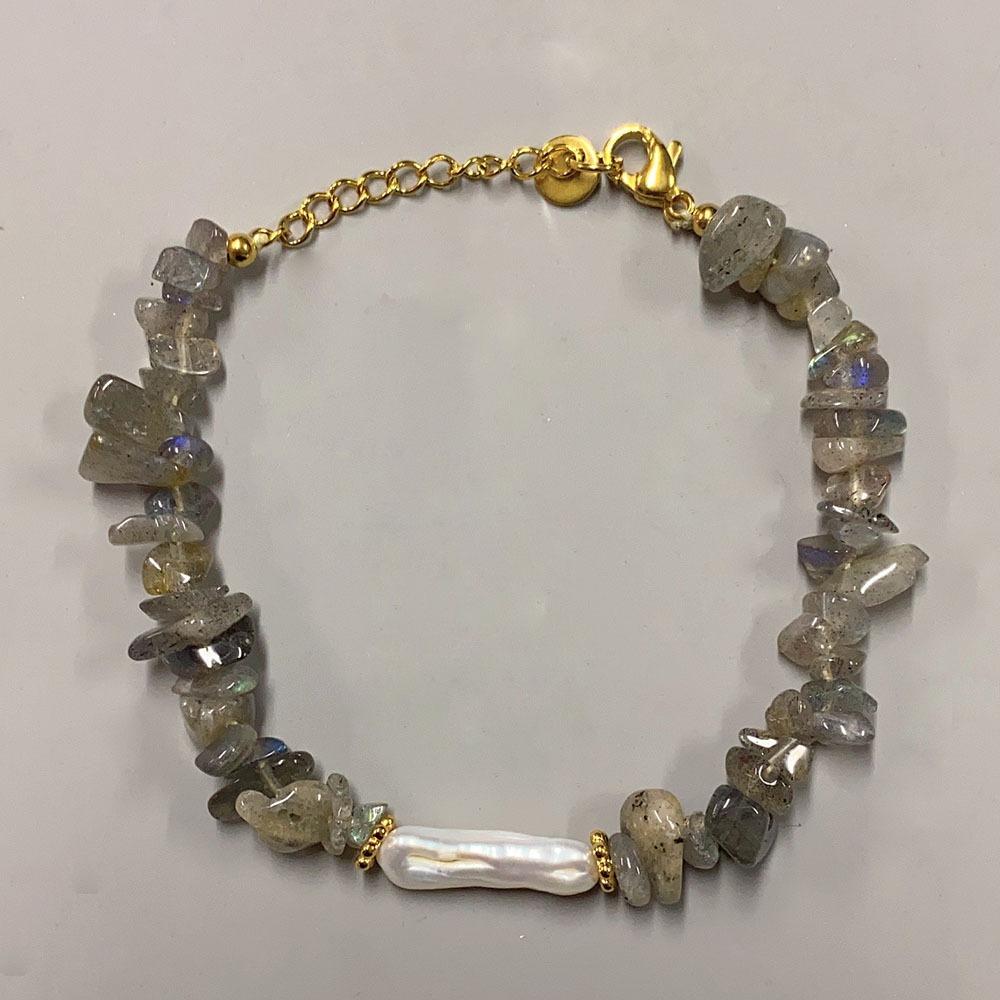 Браслет Feeling Spar Mix and Match Браслет из натурального пресноводного жемчуга Тренд для путешествий Сочетание