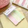 100Sheet Simplicity Sticky Note Solid Color Mini Notepad Creative Study Memo Pad for Kid Lovely Stationery Adhesive Index Note