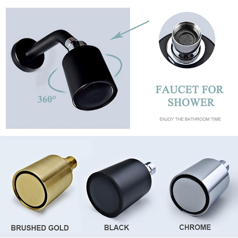 Душевая головка высокого давления из латуни с одной функцией Rainfall Top Rain Shower настенная душевая головка с распылителем Аксессуары для ванной комнаты