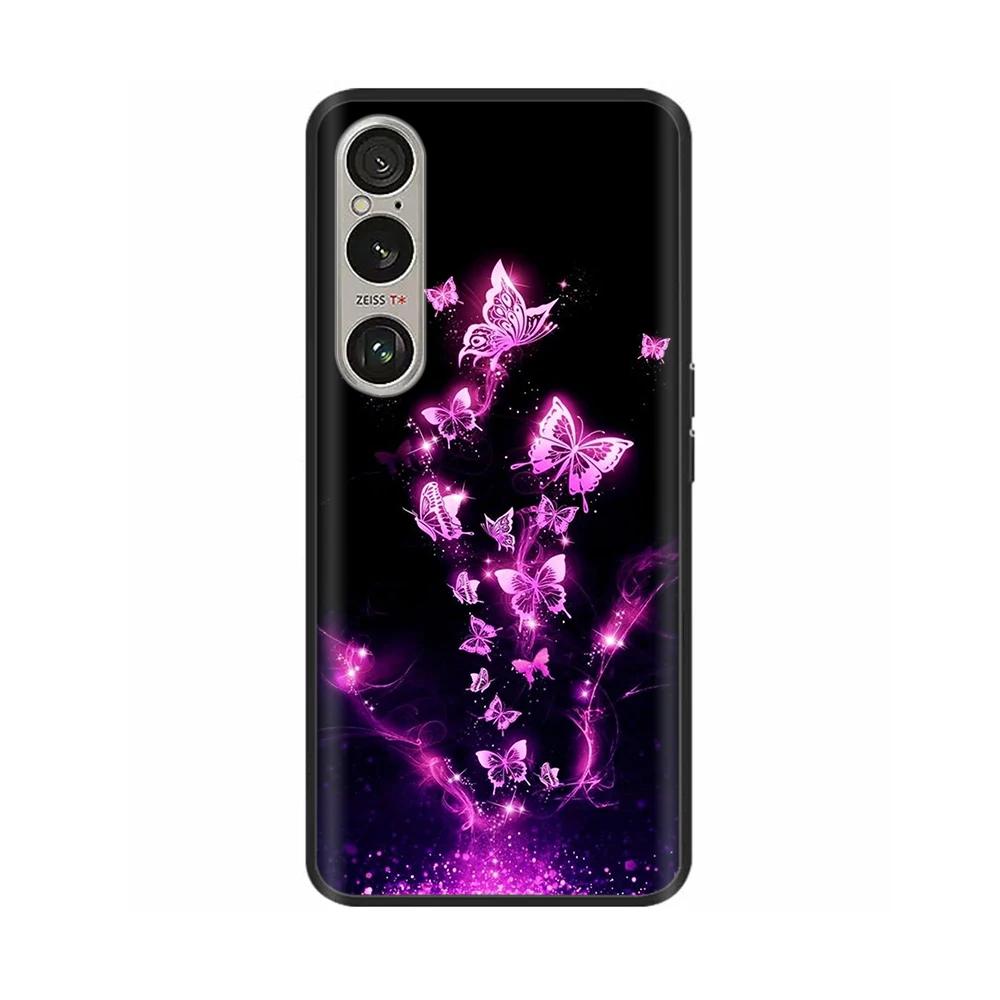 Для Sony xperia 1 VI Чехол Новый Дизайн Мягкая Задняя Крышка Силиконовый Чехол для Телефона Для Sony Xperia 10 VI 2024 Чехлы 10VI Защита Fundas