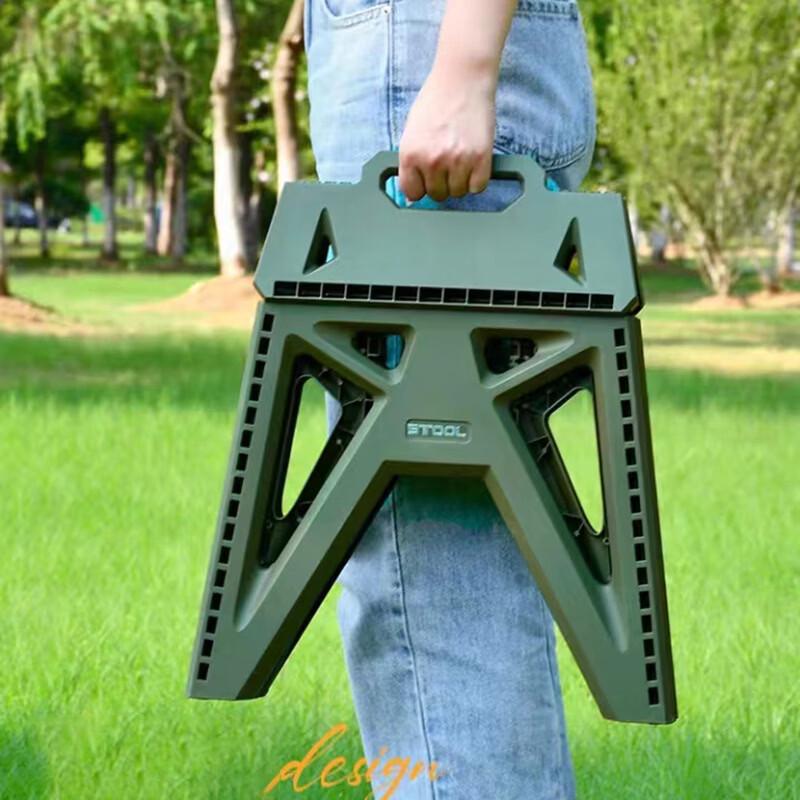 ZISIZ Portable Plastic Folding Stool