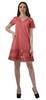 Moomaya Cotton Flex Casual Solid Beach Summer Outfit Womens Cocktail Dresses