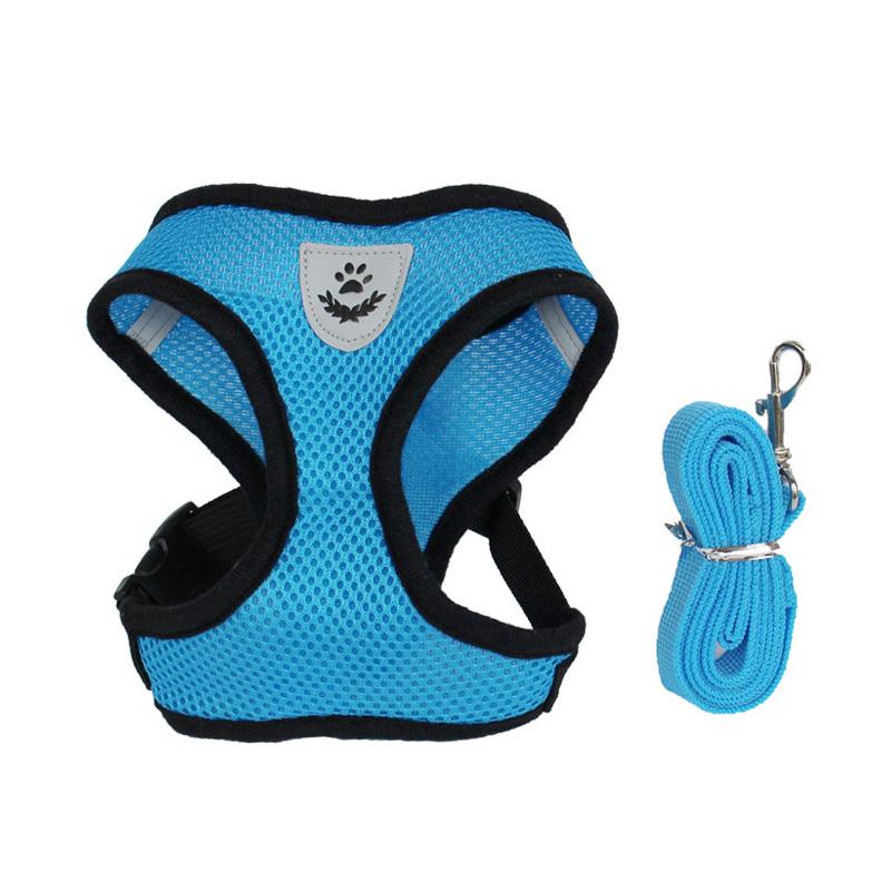 Летняя сетчатая шлейка для маленьких собак, комплект поводков, жилет для щенков и кошек, шлейка для чихуахуа, мопса, бульдога, Arnes Perro, шлейка для собак, жилет