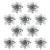 Christmas Tree Ornaments Christmas Simulation Flower Ornament 10Pcs