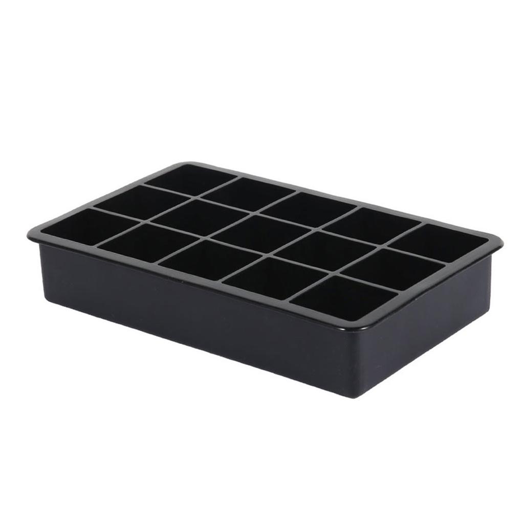 Silicone Ice Tray 15 Even Household Square Ice =Mold Easy Release Creative DIY Silicone Ice Box