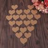 DIY Wave Edge Love Heart Gift Paper Label Price Hang Tags Wedding Party Cards