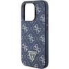 Guess Guhcp15Lpg4Gpb iPhone 15 Pro 6.1 Niebieski/Blue Hardcase 4G Trójkątne Metalowe Logo