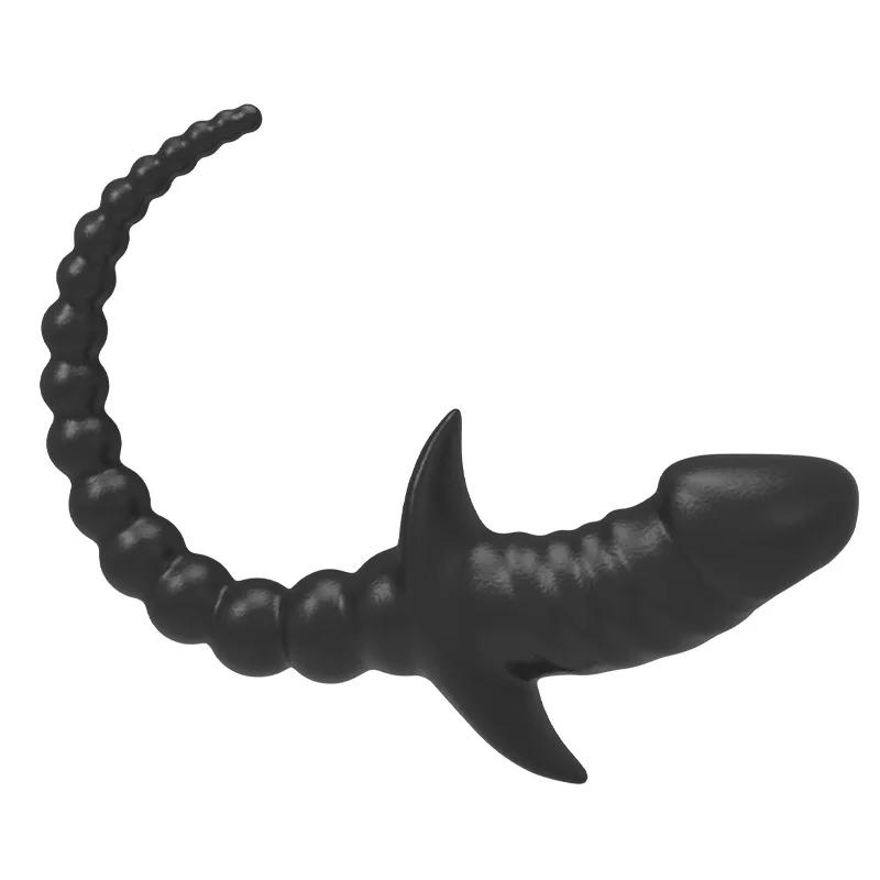 Вибраторы для собачьего хвоста для женщин Анальная пробка для мужчин Геи Анальные пробки Анималистические дилдо Автоматические качающиеся игрушки Эротические парные секс-игры Взрослые