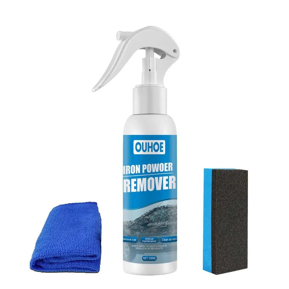 Автомобильный спрей для удаления ржавчины, средство для удаления ржавчины, жидкий, долговечный, нейтральный, с полотенцем для автомобильного металла, 100 мл