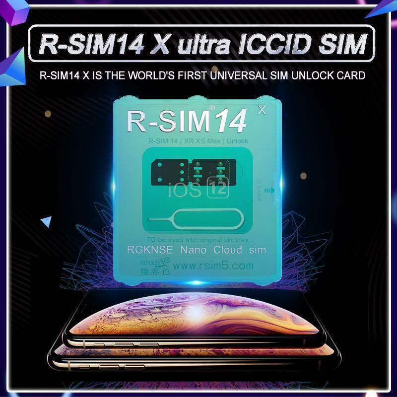 Карта разблокировки R-SIM 14 RSIM Nano для iPhone XS MAX/XR/XS/8/7/6 4G iOS 12