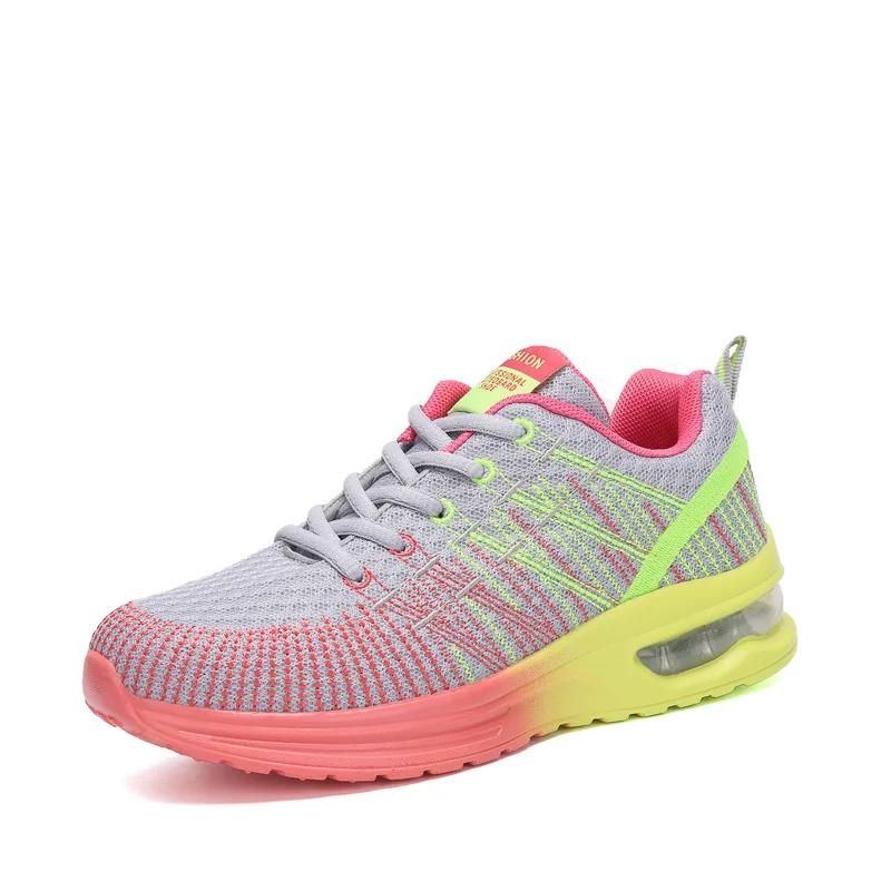 MAEDEF женские кроссовки на воздушной подушке для бега, теннисные спортивные модные кроссовки со шнуровкой, легкие дышащие, для отдыха, для спортзала, для ходьбы