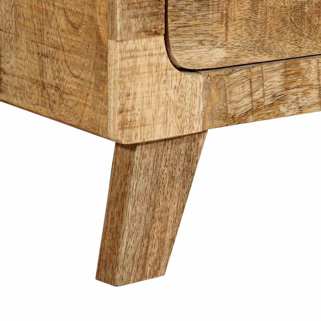 Nightstand Set 2 pcs 40 x 32 x 46 cm Rough Solid Mango Wood