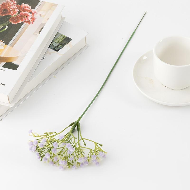 20 шт. 42 см Babys Breath Real Touch Поддельные цветы Гипсофила Цветочные оптом для дома Свадьба Гостиная Сад Декор двора Искусственные цветы