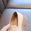 Новое поступление Туфли на мягкой подошве Винтажные Лоферы для Девочек, Повседневные Балетки и Туфли для Выхода Обувь для Девочек Удобная Молодежная Обувь