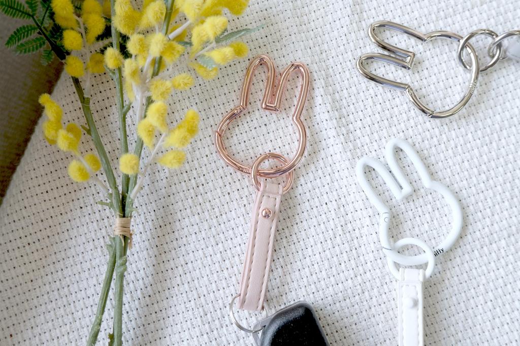 Брелок-карабин Nicot Miffy, Товары Miffy, Персонаж, Каваий, Брелок, Подарок, Серебристый