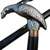 Brass Raven Head Handle Style Walking Stick Wooden Cane