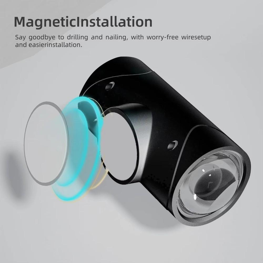 Диммируемый настенный светильник Перезаряжаемый RGB Градиентный окружающий свет Умный магнитный ступенчатый светильник Спальня