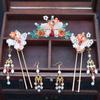 Pearl Hanfu Hair Stick Tassel Butterfly Hair Comb Antique Chinese Style Hairpin Set  Girl