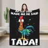 Moanas Hei Hei Rooster Character Flannel Blanket Winter Warm Throw for Kids Couch Bed Aesthetic Sofa Cover Bedspread