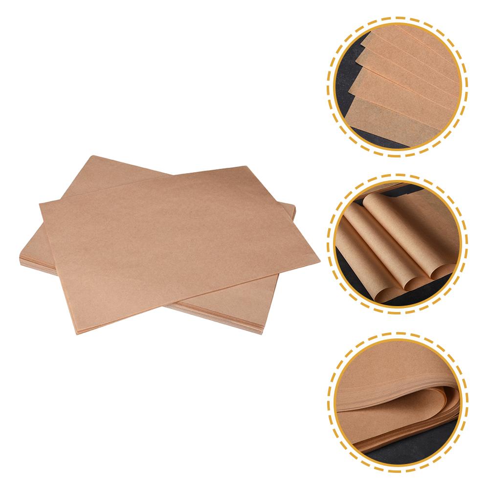 100 шт. пергаментная бумага для выпечки, подложка для тостера, крафт-бумага, пищевая упаковка для фритюрницы