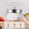 110V US Standard Multi-Function Electric Hot Pot and Frying Pan - Large Capacity, Non-Stick, Ideal for Dormitory and Household Use
