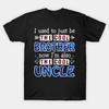 I Used To Just Be The Cool Brother Now Im Uncle T Shirt Vintage Graphic Homme Soft Stretched Stylish Breathable