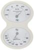 Tanita Temperature and WH Thermo-Hygrometer, Humidity, Analog, Wall-Mounted, White, TT-509