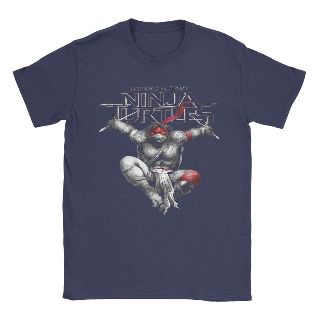 Awesome Ninja Turtles Raphaels Action Jump TShirt for Men 100 Cotton T Shirt Short Sleeve Tee Shirt Gift Idea Clothing