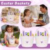 Easter Baskets Easter Egg Hunting Baskets For Kids, Cute Bunny Gift Basket For Baby Easter Decorations Party Supplies