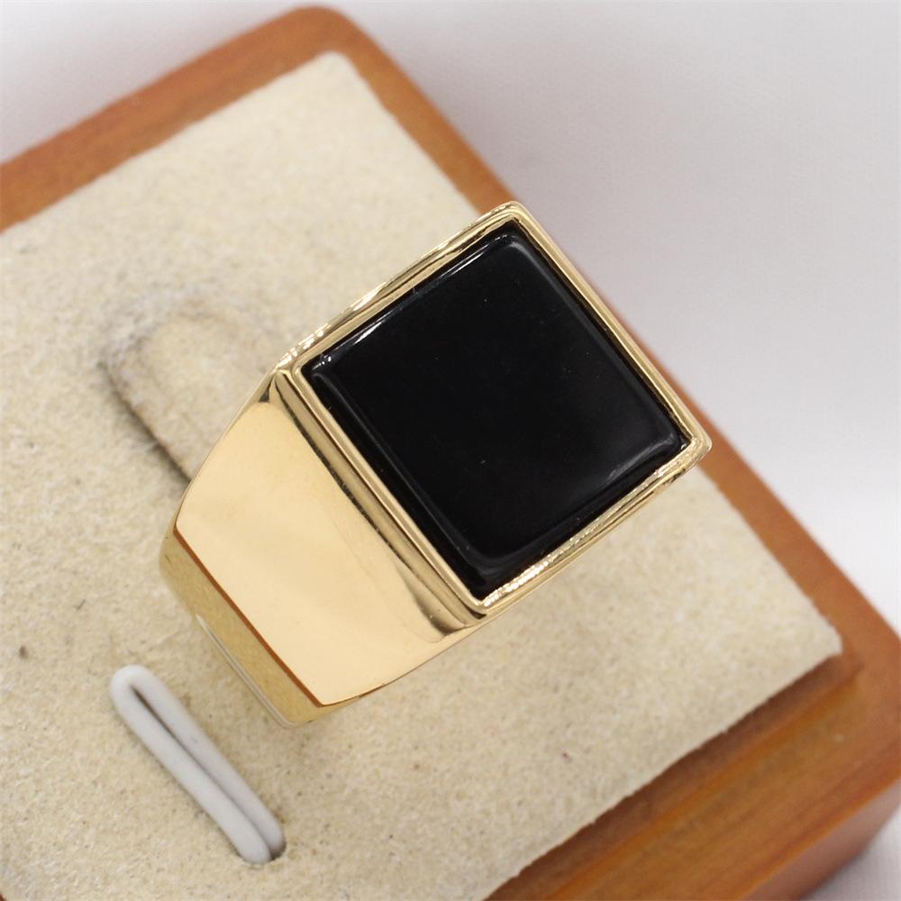 Accessories, Stylish and Simple Men's Black Jewelry Accessories Rings Party Gifts