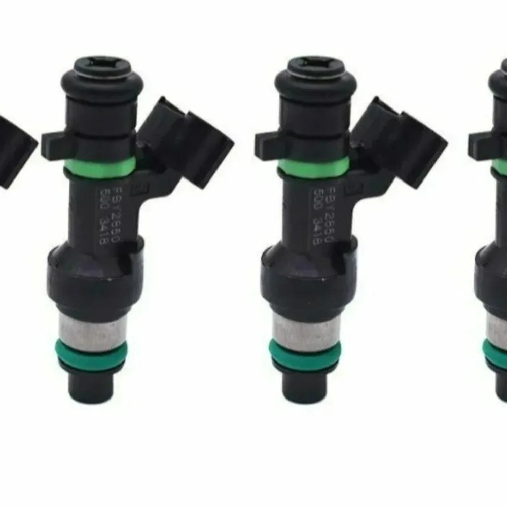 4Pcs for 16600-EN200 FJ1056 842-12343 FIJ0026 Cube Sentra Versa Fuel Injectors Fit