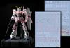 HG RG MG PG RE HiRM Robot MS Caution Decals of 2 for MGEX Unicorn Detail-Up Water-Transfer (Set 1/100 RX-0 Gundam)